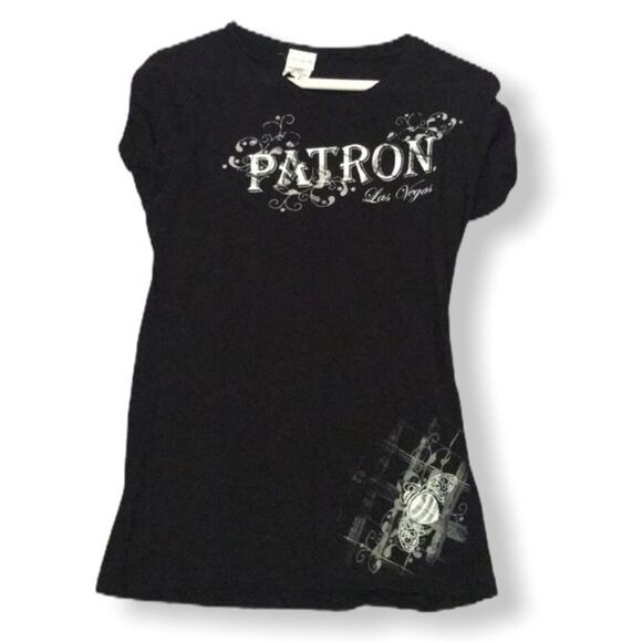 Patron Las Vegas black t shirt S/M - Picture 1 of 2